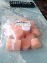 DRELD 20 uds 1 pulgada esponja pulidora de Kit de almohadilla de pulido de herramienta de mano para coche pulidora cera Buffer de abrillantado para coche de herramienta de limpieza naranja