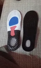 Plantillas para correr de Gel ortopédico para hombre, almohadilla para zapatos, soporte para ARCO, cojín para talón, 1 par