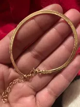 Pulsera de eslabones estilo Punk para mujer, Brazalete de eslabones, serpiente, Color dorado, estilo Hip Hop