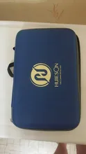 Huleson-funda rígida para raqueta de tenis de mesa, accesorio profesional, cuadrada, resistente al agua, de gran capacidad, para juego de doble raqueta