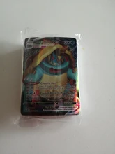 Tarjeta de pokemon No repetida para niños, equipo de etiqueta versión en francés e inglés, serie V Vmax, EX Mega brillante, regalo de Navidad, 20-300 Uds.