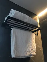 Towel-Rack Hardware-Set Paper-Holder Toilet Bathroom Black-Quality 304-Stainless-Steel