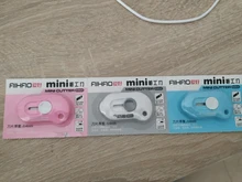 3 uds Mini portátil pequeña utilidad cuchillo gancho de cinturón caja Invisible de corte cortador de suministros de oficina de corte cuchillo COLOR al azar