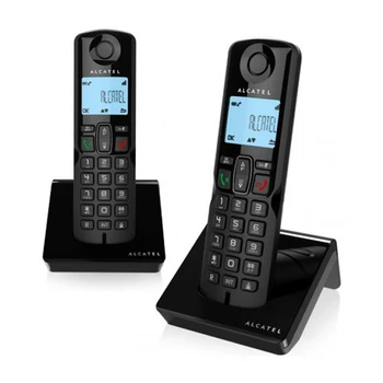 Wireless Phone Alcatel S250DUO DECT Black (2 Pcs) 
Wireless Phone Alcatel S250DUO DECT Black (2 Pcs)