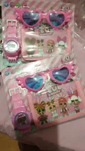 Lol-conjunto sorpresa Original, gafas, cartera, reloj, chica, juguetes de dibujos animados para niños, regalo de Navidad y Halloween