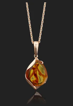 Подвеска в красном золоте 585 пробы 
Подвеска в красном золоте 585 пробы