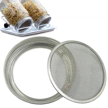 1 PCS Seed Sprouter Germination Cover Kit Sprouting Mason Jars with Stainless Steel Strainer Lids Stainless Steel Germinator Set
1 PCS Seed Sprouter Germination Cover Kit Sprouting Mason Jars with Stainless Steel Strainer Lids Stainless Steel Germinator Set