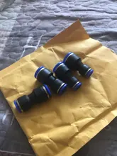 Accesorios Neumáticos Conector recto PU/PG 4-16mm OD manguera reductora 8-6mm plástico empuje en conector rápido Conexión de aire fontanería