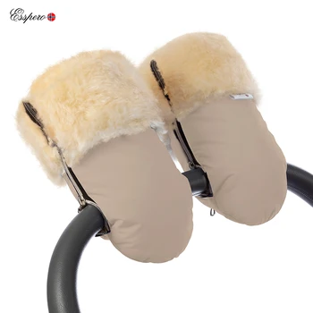 Clutch-gloves for stroller esspero double (natural wool) 
Clutch-gloves for stroller esspero double (natural wool)
