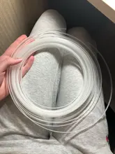 Corset de bonado de plástico y poliéster transparente, 5 yardas, envío directo