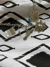 Pulsera SPN inspirada en la TV joyería Supernatural, brazalete de estrella, brazalete de espada, pulsera con cierre de garra de langosta, Sam, Dean, Winchester