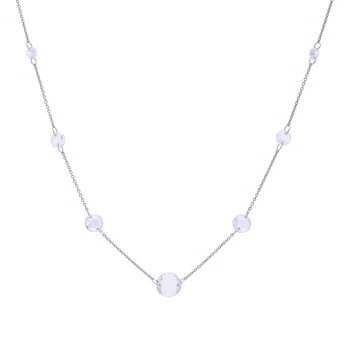 Silver necklace with cubic zirconia sunlight sample 925 
Silver necklace with cubic zirconia sunlight sample 925