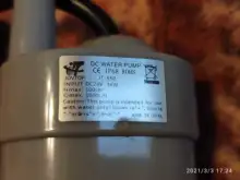 Jovtop-bomba de agua sumergible, JT-550 de flujo máximo de 12V, 24V, 1000l/H