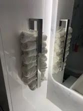 Towel-Rack Facecloth-Holder Kitchen-Supplies Self-Adhesive Stainless-Steel Bathroom Washcloth