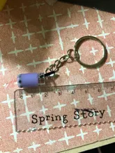 Llaveros de perla artesanal a la moda para hombre y mujer, llaveros colgantes de aleación, taza de café o té