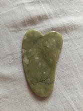 Rodillo masajeador Facial de piedra de Jade, raspador Gouache Natural, masajeador para cara, ojo, cuello, belleza, cuerpo de elevación, relajación, Gua Sha, herramienta de desintoxicación