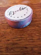 Cinta Washi decorativa de 1,5 cm x 7M, Color de sueño increíble, pegatina para álbum de recortes, cinta adhesiva para la escuela y la Oficina