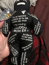 Mal jefe vudú muñeca hecho a mano personalizado de poliéster muñeca fiesta regalos