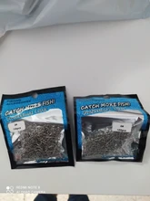 Rompin 100 Uds 000-5 # Pesca bien enganchado broche de presión de acero inoxidable 304 de Pesca barril giratoria atraer conector accesorios de Pesca