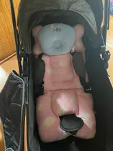 Almohadilla de asiento de algodón de malla de aire 3D transpirable para bebé, forro de cojín para cochecito y asiento de coche