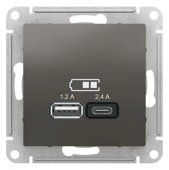 Se atlasdesign USB socket A + C, 5v/2,4 A, 2x5 V/1,2 A, gear STEEL ATN000939
Se atlasdesign USB socket A + C, 5v/2,4 A, 2x5 V/1,2 A, gear STEEL ATN000939