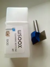 1pc 8mm de fondo grabado Bit carburo sólido router poco herramientas de carpintería CNC fresadora cortador de molino para madera