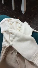 Conjunto de ropa para niñas pequeñas, Pelele de punto, cárdigan para niños pequeños recién nacidos, suéter de algodón, otoño