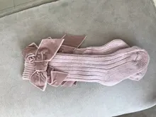 Calcetines de algodón para bebé, niño y niña, medias de hasta la rodilla para recién nacido, medias elásticas con lazo de algodón sólido para otoño e invierno, calentador de piernas de 0 a 3 años