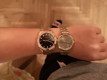 CIVO-relojes de acero inoxidable para mujer, pulsera de esfera de diamante resistente al agua, analógicos de tres manos, de cuarzo