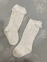 Calcetines tobilleros de algodón para niñas, calcetín de hasta la rodilla, suave, transpirable, antideslizante, para recién nacidos de 0 a 6 años