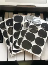 40 Uds almohadillas para la boquilla de saxofón, 0,8mm Tenor/Alto clarinete y almohadillas para parches de boquilla de saxofón