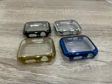 Funda protectora para Apple Watch, Protector de pantalla de 44mm, 40mm, 42mm y 38mm, accesorios para apple watch series 6, 5, 4, 3, 2 SE