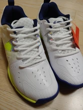 Li-ning-zapatos de entrenamiento de bádminton para hombre, zapatillas deportivas transpirables con forro ligero y soporte estable, AYTQ003