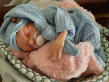 Conjunto de ropa de utilería para recién nacidos, Pelele con pies y botones, 2 uds.