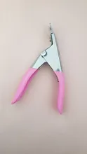 Falso cortaúñas profesional uñas Clippers de borde recto cortaúñas para uñas acrílicas consejos cortador de manicura guillotina corta uñas postizas