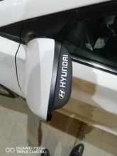 Espejo retrovisor lateral para coche, parasol para Hyundai Elantra Accent Azara loniq Santa Fe Sonata Tucson, 2 uds.