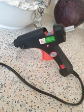 Towayer-pistola de pegamento de fusión en caliente de 20W con barra de pegamento, Mini pistola de 7mm * 100mm, herramienta de temperatura térmica eléctrica, juego de reparación de pistola de pegamento DIY