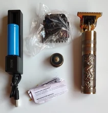 Cortadora de pelo eléctrica para hombre, máquina de afeitar para Barba, afeitadora recargable profesional para peluquero