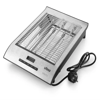 Ufesa TT7920 Optima - Flat toaster, 650W, LCD display, Toasting degree selection, Continuous rotary adjustment
Ufesa TT7920 Optima - Flat toaster, 650W, LCD display, Toasting degree selection, Continuous rotary adjustment