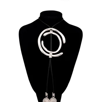 Necklace jewelery pendulum (jewelery alloy, silver) 56146 
Necklace jewelery pendulum (jewelery alloy, silver) 56146
