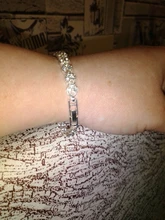 DIEZI-pulsera de cristal romana para mujer, exquisita pulsera de lujo, regalo de boda, cadena de Color oro y plata Rosa coreano, joyería