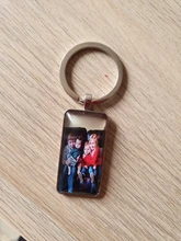 Llavero con personalidad para madre, personalización de fotos para bebé, papá, mamá, hermanos, foto familiar hecha a mano, pedido privado, 2020