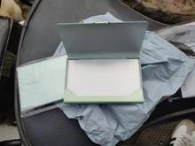 Funda metálica de aluminio para tarjetas de crédito, tarjetero creativo de bolsillo para tarjetas de crédito