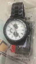 CURREN Relojes hombres superior de la marca de lujo de moda Casual reloj de hombre de acero inoxidable resistente al agua reloj pulsera reloj de cuarzo Masculino