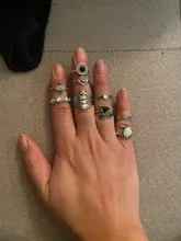 Tocona 10 unids/set Bohemia antiguo Flecha de tallado anillos conjuntos de nudillo anillos para las mujeres de la joyería de los hombres кольцо 4846