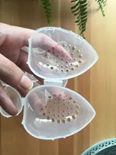 Soporte de esponja de belleza estuche de almacenamiento, maquillaje, licuadora, soporte para esponjas, vacío, cosmético, en forma de huevo, transparente, caja de secado 2020, 1 ud.