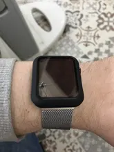 Cristal templado para Apple Watch, protector de parachoques de 42mm y 38mm para carcasa de reloj apple 6/SE/5/4/3/2/1 iWatch, 44mm, 40mm, 42mm y 38mm