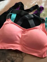 Sujetador deportivo de Yoga para mujer, Top de copa completa de secado rápido, Push Up cruzado a prueba de golpes, para entrenamiento, gimnasio, correr y trotar