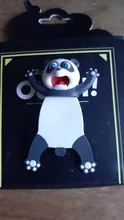 Marcapáginas con dibujos de Panda y Shiba Inu, Material de PVC, en estéreo 3D, Material escolar, Material de papelería, 1 unidad