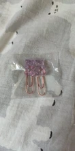 2 uds. De sujetadores de papel de Metal y oro rosa para mujer, estilo de oficina para mujer, papelería escolar, suministros decorativos para fotos, papelería